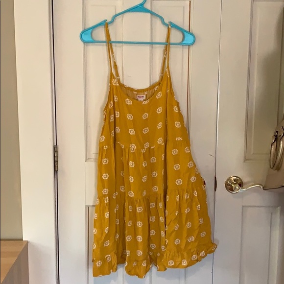 Mossimo Supply Co. Dresses & Skirts - Yellow Sunflower Mossimo Sun Dress Size XL